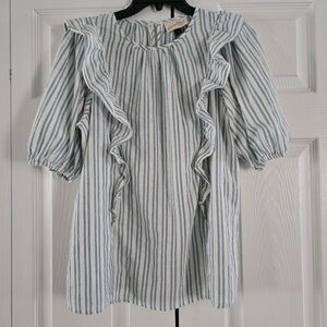 Universal Thread Blue Striped Blouse